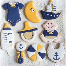 COOKIE CUTTER SET BABY SHOWER 9PC